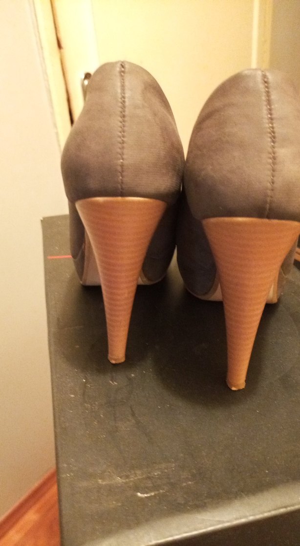 Bej Vintage Tarzda Kadın Bot - Görsel 3