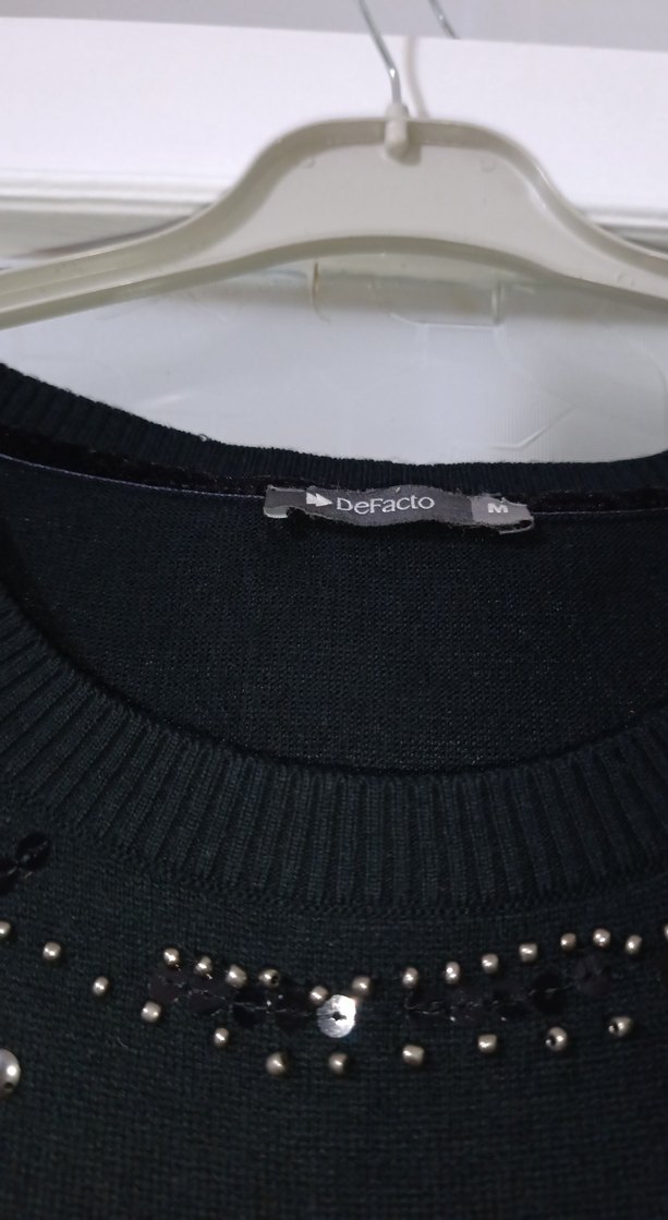 Drapeli Siyah Midi Goth Ofis Elbisesi - Görsel 2