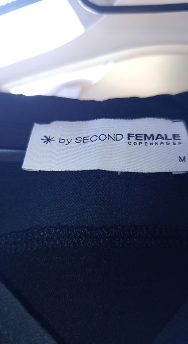 Uzun Kollu Siyah Salaş Kadın Elbise - Görsel 4