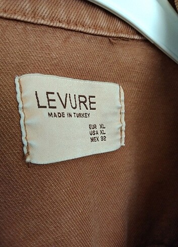 xl Beden camel Renk Toprak rengi kot ceket