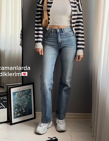 stradivarius D98 straight jean