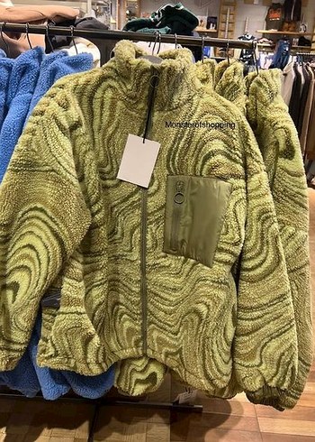 Pull and Bear Pullandbear tüylü pelus ceket
