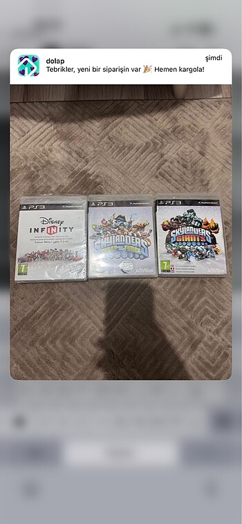 3 ADET PS3 OYUN