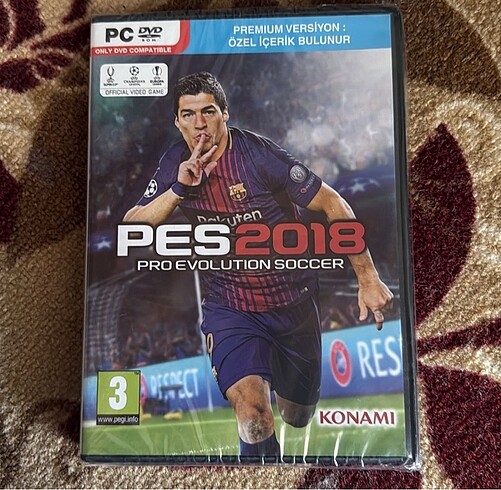 PES 2018 JELATİNLİ SIFIR PC OYUN