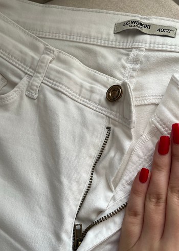Lc waikiki marka L beden beyaz pantolon - Görsel 5