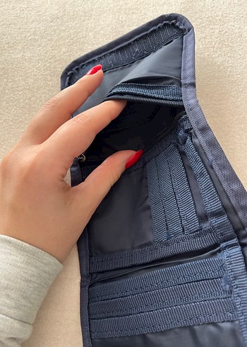 Lacivert kinetix Cüzdan. Cırt Cırtlı, Baskılı - Görsel 5