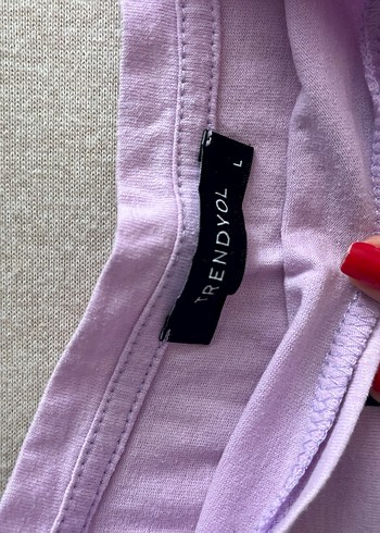 Trendyol L beden lila elbise - Görsel 4