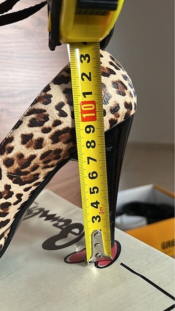 Faysal marka 37 leopar topuklu ayakkabı - Görsel 5