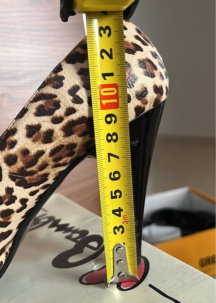 Faysal marka 37 leopar topuklu ayakkabı - Görsel 5