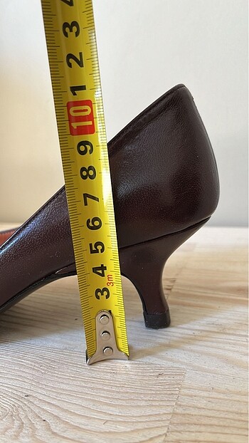 Paco Gil 35 bordo kısa topuk ayakkabı - Görsel 5