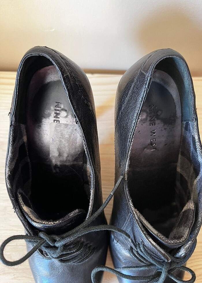 Nine west 37 siyah topuklu bot - Görsel 3