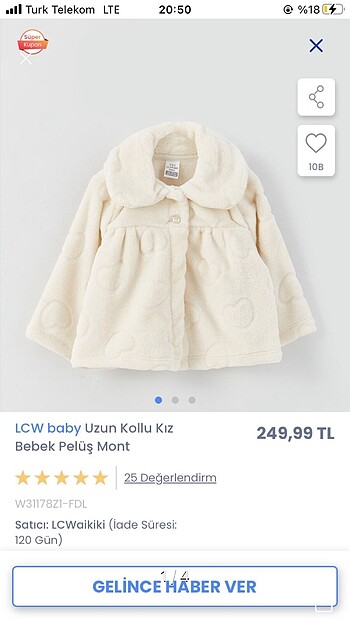 LC WAİKİKİ BEBEK MONT