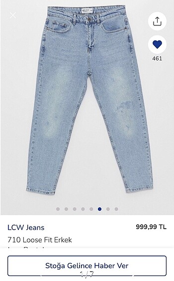Erkek jean pantolon