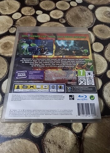 tek ebat Beden çeşitli Renk Ratchet & Clank All 4 One Ps3 Oyun