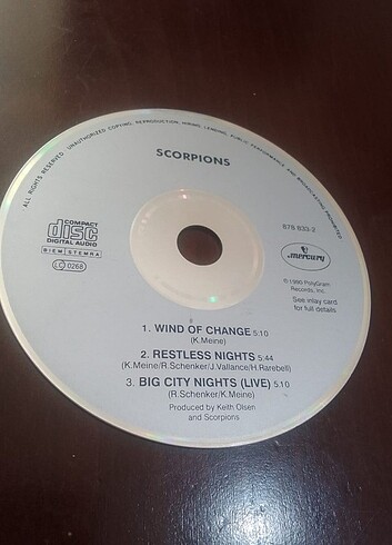 Scorpions Wind of Change CD