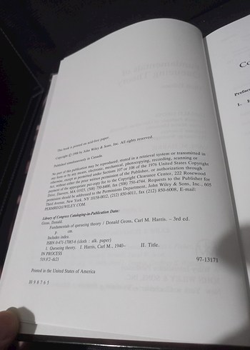 Fundamentals of Queueing Therory Third Edition Kitap - Görsel 9