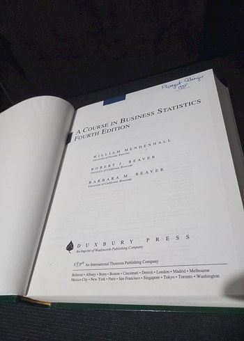 A Course in Business Statistics Fourth Edition Kitap - Görsel 7