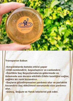 Şeffaf sabun