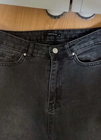 TRENDYOLMİLLA antrasit mom jean