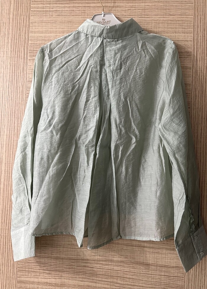Zara detaylı gömlek - Görsel 4