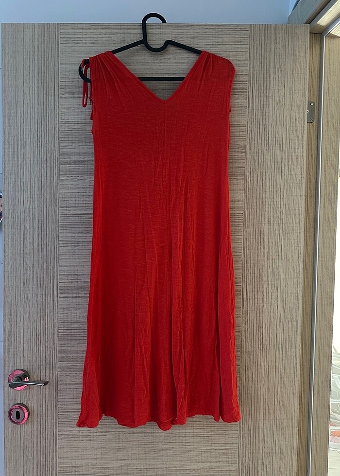 M&S pamuklu elbise - Görsel 4