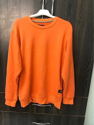 Erkek turuncu sweat