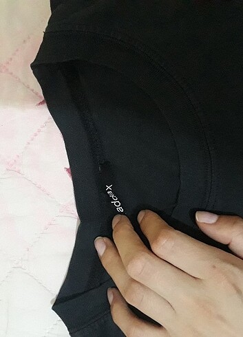 universal Beden siyah Renk Addax baskılı oversize tshirt 