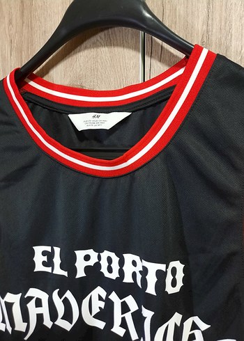 H&M Siyah Baskılı Spor Atlet