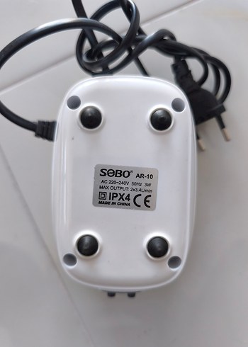  Beden Renk Sobo Sessiz Ayarlanabilir Çift Çıkışlı Akvaryum Hava Motoru