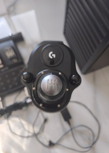 Siyah Oyun Direksiyonu ve Vites Seti ve standı - Görsel 3