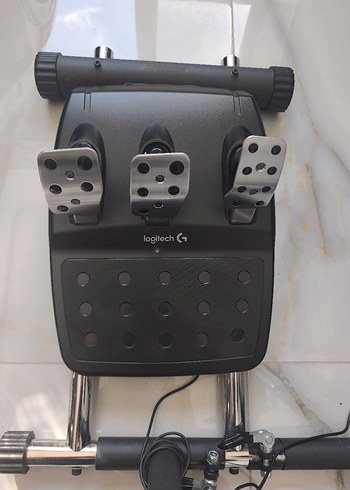 Siyah Oyun Direksiyonu ve Vites Seti ve standı - Görsel 4