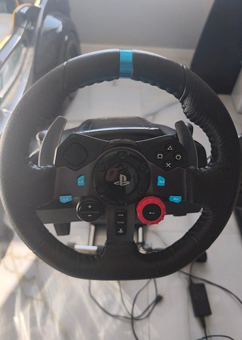 Siyah Oyun Direksiyonu ve Vites Seti ve standı - Görsel 2