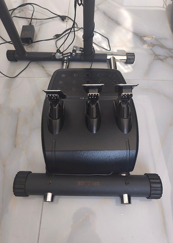 Siyah Oyun Direksiyonu ve Vites Seti ve standı - Görsel 6