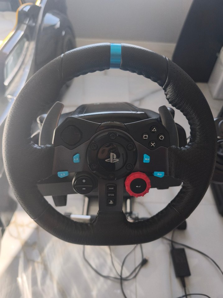 Siyah Oyun Direksiyonu ve Vites Seti ve standı - Görsel 2