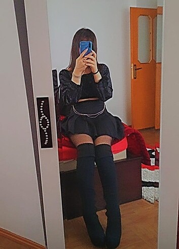 Zara Uzun topuklu cosplay ayakkabı 