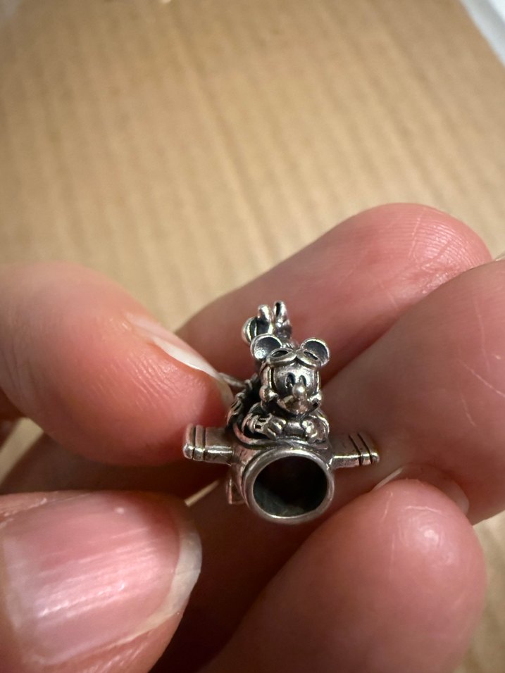 Pandora disney minnie mickey uçak Charm - Görsel 4