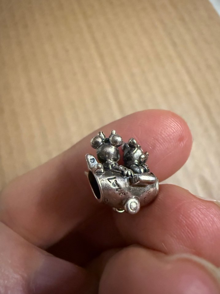 Pandora disney minnie mickey uçak Charm - Görsel 2