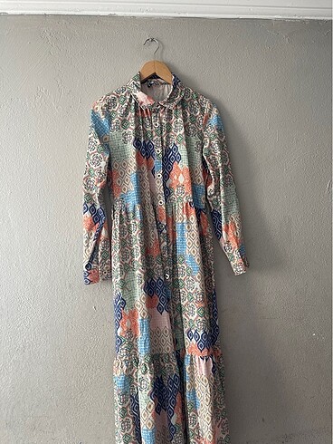 vintage saten elbise