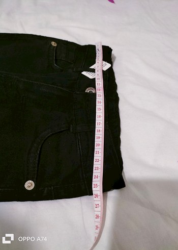 3_4 yaş kız Çocuk Siyah Denim Pantolon - Görsel 3