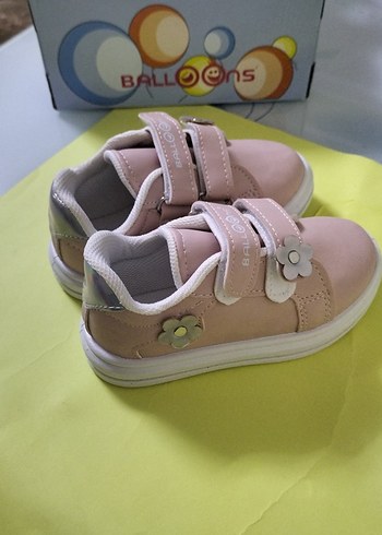 BALLOONS marka Kız Çocuk Pembe Cırtcırtlı Spor Ayakkabı - Görsel 5