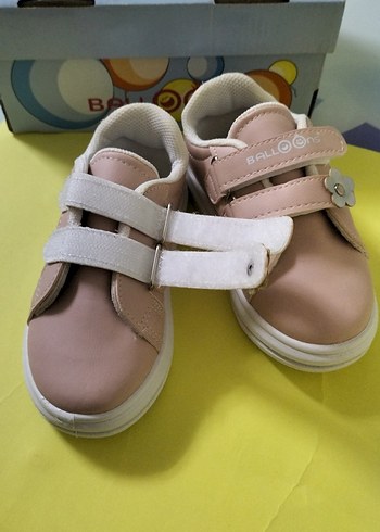 BALLOONS marka Kız Çocuk Pembe Cırtcırtlı Spor Ayakkabı - Görsel 3