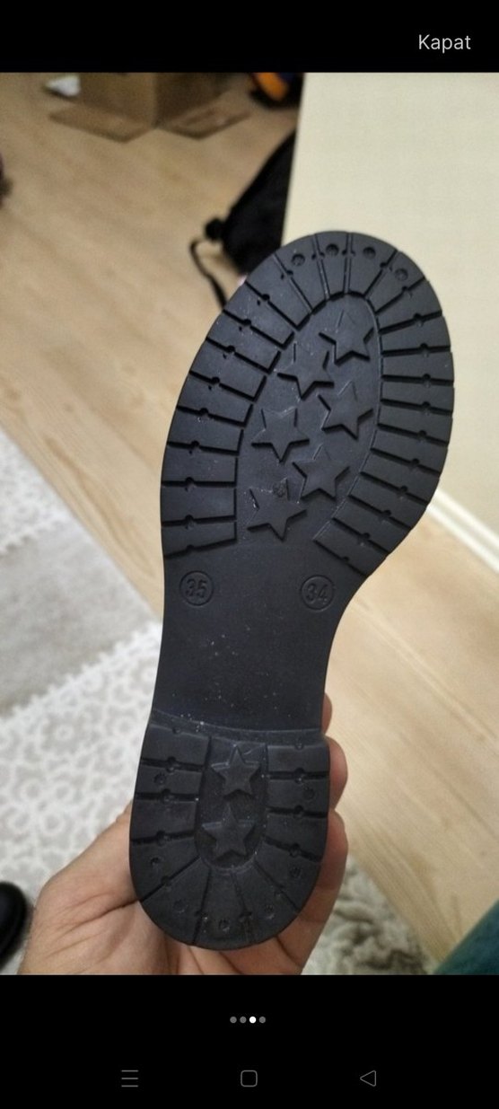 Yeni ürün Kız Çocuk Minnie Mouse Siyah Çizme - Görsel 4