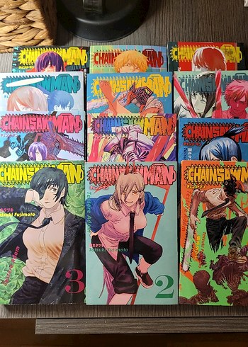  Chainsaw Man 1-12 Cilt Manga Seti
