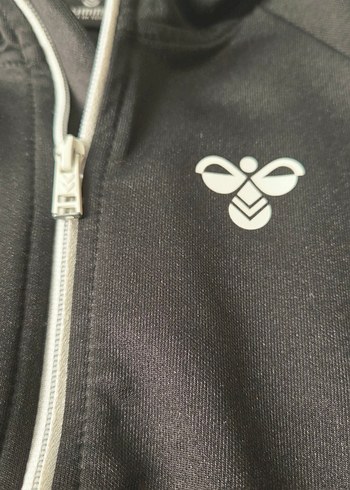 hummel Siyah Fermuarlı Yüksek Yakalı Spor eşofman üstü - Görsel 3