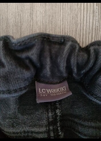 7 Yaş Beden Lcwaikiki 7-8 yaş erkek çocuk skinny Jean.