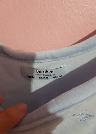 Bershka Mavi göbeği açık