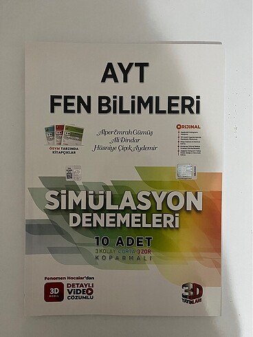 AYT FEN BİLİMLERİ DENEME