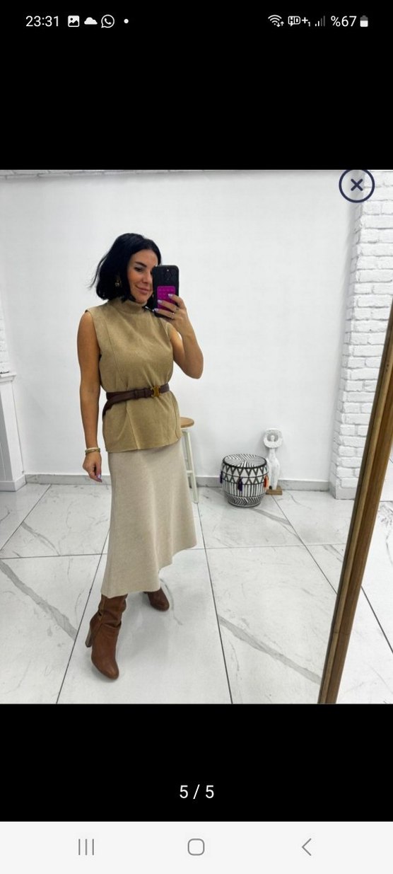 zara yumos etek - Görsel 5