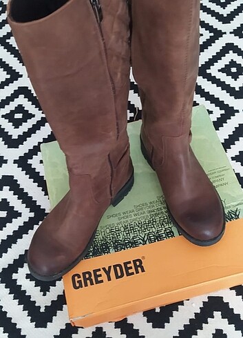 Greyder hakiki deri cizme