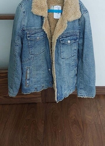 s Beden mavi Renk Free people pelus kot mont